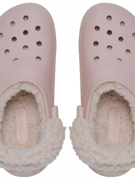 CROCS Shoes - Crocs Cozy Fleece-Lined Pink Clogs
